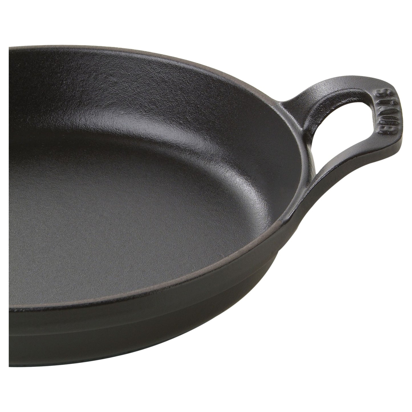 STAUB Specialities 400 mL Cast Iron Round Oven Dish, Black