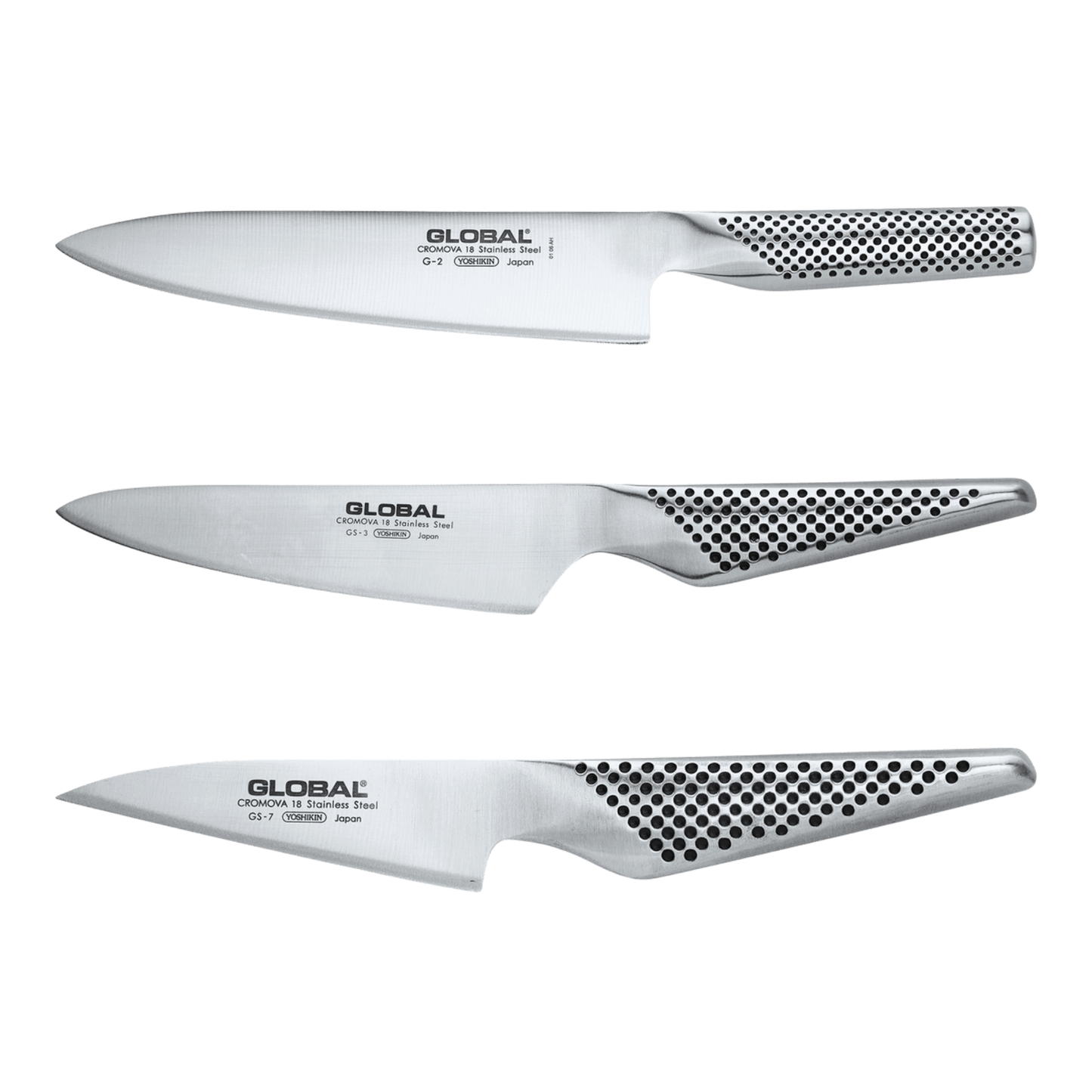 Global 3-Piece Knife Set – G2, GS3 & GS7