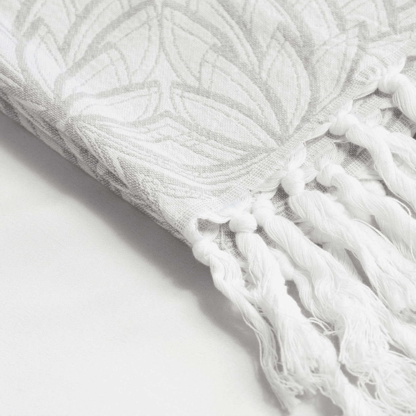 Turkish Towels Canada | Hand Towel | Grey + White